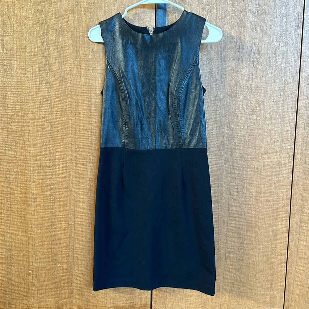 Michael Kors Black Leather Dress